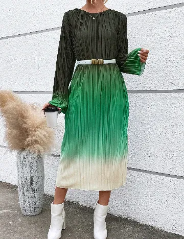 Rochie medie SHEIN, verde