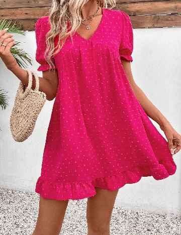 Rochie scurta SHEIN, roz