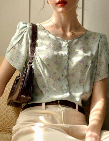 Bluza SHEIN, verde