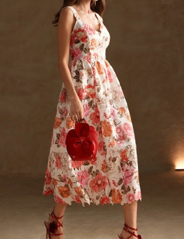 Rochie lunga SHEIN, floral print