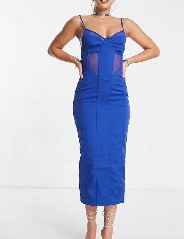 Rochie lunga SIMMI, albastru