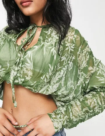 Top ASOS, verde