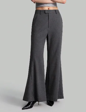 Pantaloni SHEIN, gri inchis