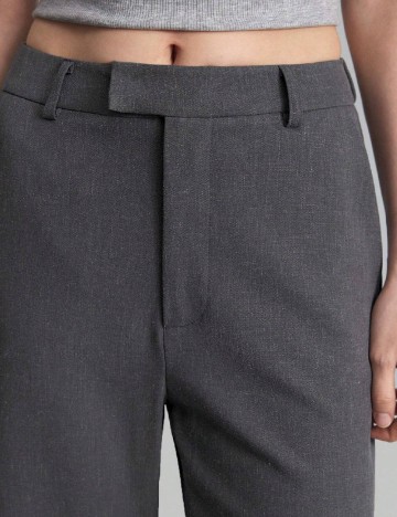Pantaloni SHEIN, gri inchis