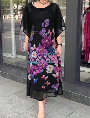 Rochie lunga SHEIN, negru