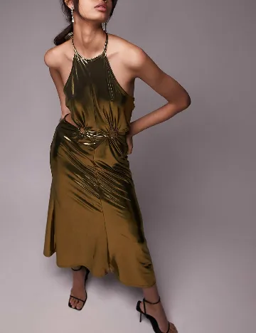 Rochie medie Top Shop, auriu