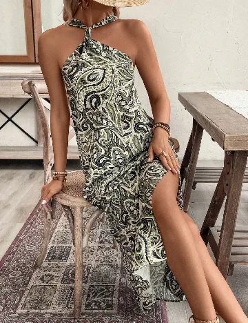 Rochie medie SHEIN, verde