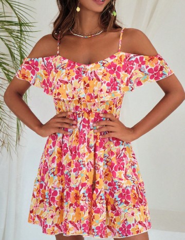 Rochie scurta SHEIN, mix culori