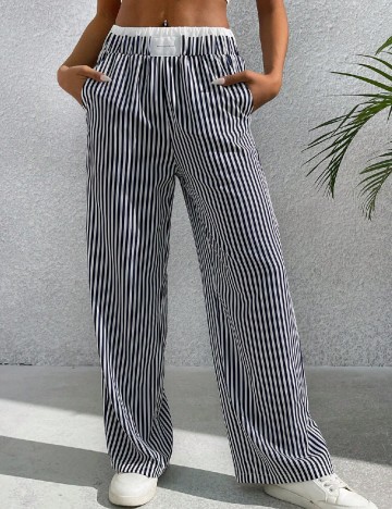 Pantaloni SHEIN, albastru