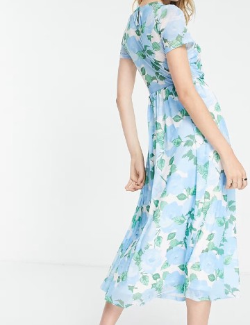 Rochie medie ASOS, albastru