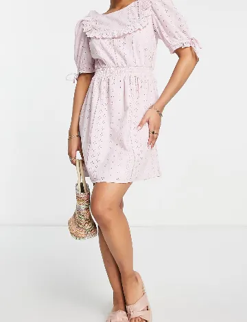 Rochie scurta Miss Selfridge, roz