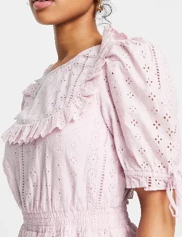 Rochie scurta Miss Selfridge, roz