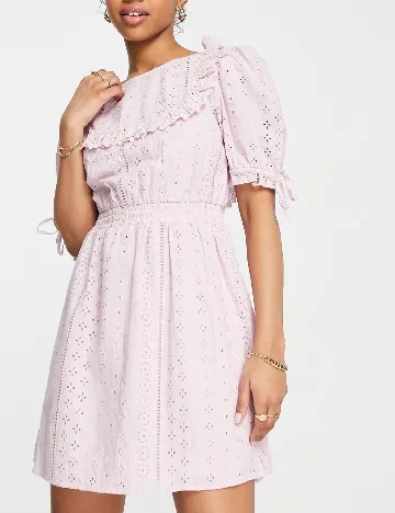 Rochie scurta Miss Selfridge, roz