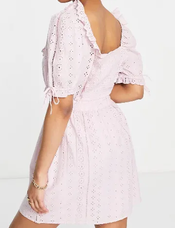 Rochie scurta Miss Selfridge, roz