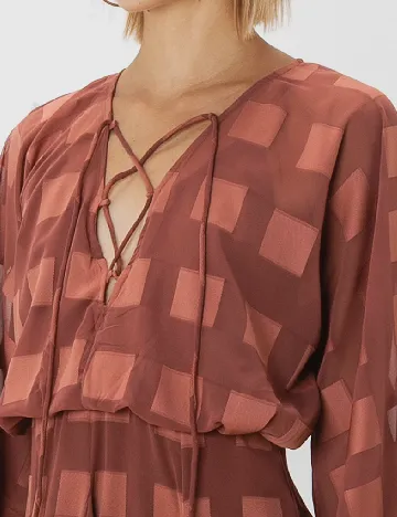 Rochie scurta ASOS, maro