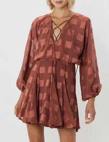 Rochie scurta ASOS, maro