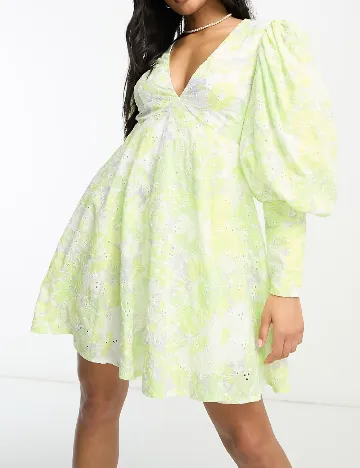 Rochie scurta ASOS, verde