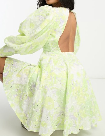 Rochie scurta ASOS, verde