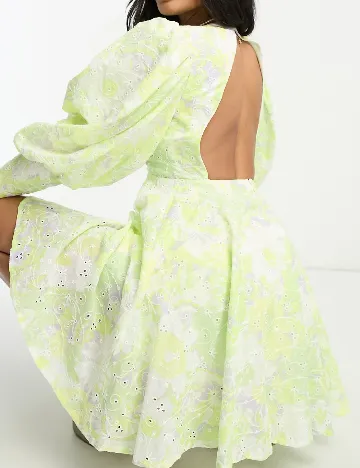 Rochie scurta ASOS, verde