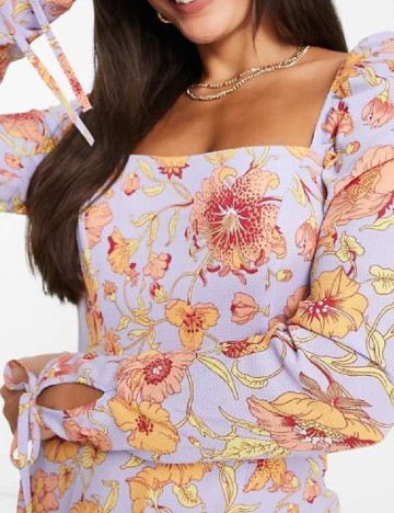 Salopeta ASOS, floral print