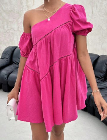 Rochie scurta SHEIN, roz