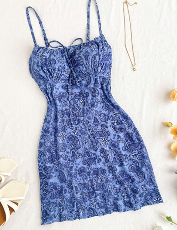 Rochie scurta SHEIN, albastru