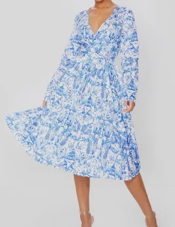 Rochie medie PRETTYLITTLETHING, albastru