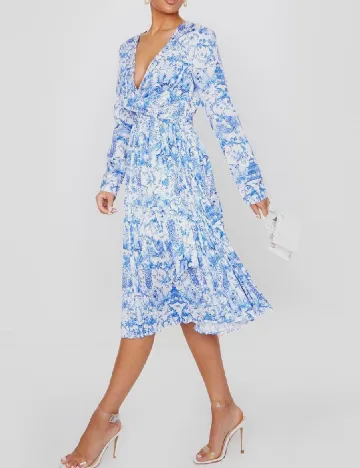 Rochie medie PRETTYLITTLETHING, albastru