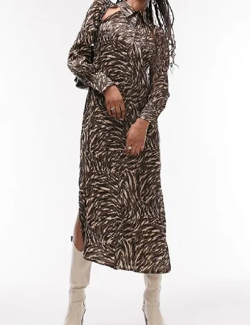 Rochie medie Top Shop, maro Maro