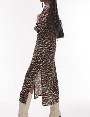 Rochie medie Top Shop, maro