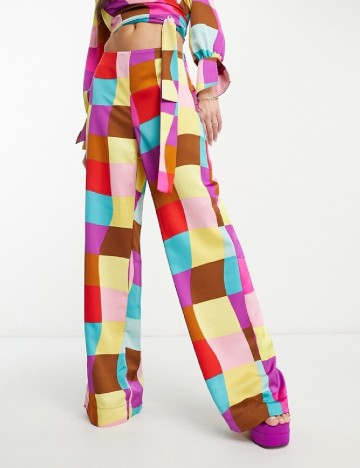 Pantaloni Something New, mix culori