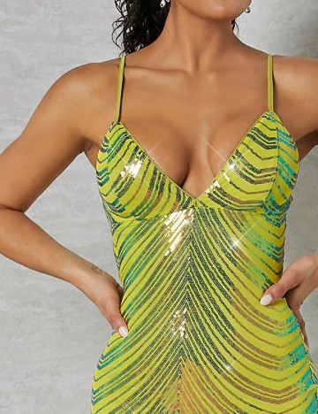 Rochie lunga SHEIN, verde