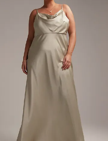 Rochie lunga ASOS Curve, bej