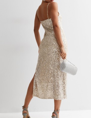 Rochie medie New look, crem