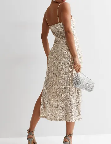 Rochie medie New look, crem