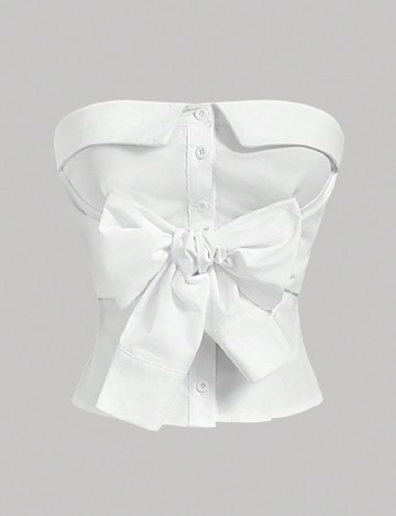 Top SHEIN, alb