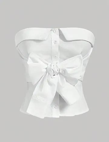 Top SHEIN, alb