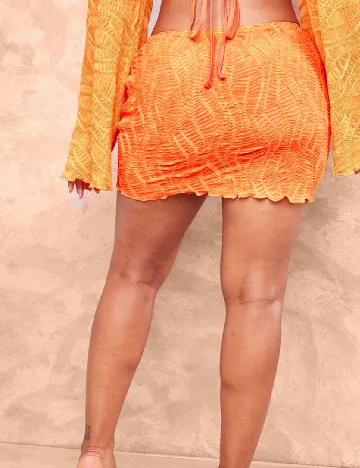 Fusta PRETTYLITTLETHING, portocaliu