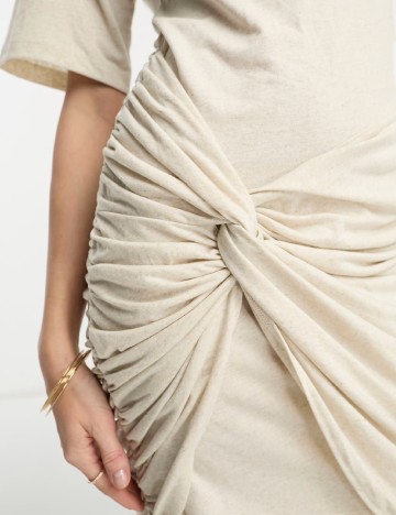 Rochie scurta ASOS, crem