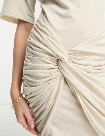 Rochie scurta ASOS, crem