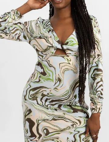 Rochie lunga ASOS, mix culori