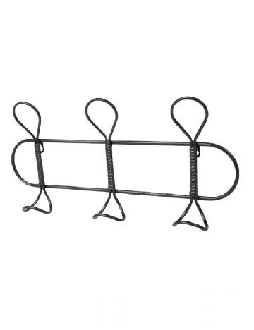 Cuier de perete Home Accents, negru Negru