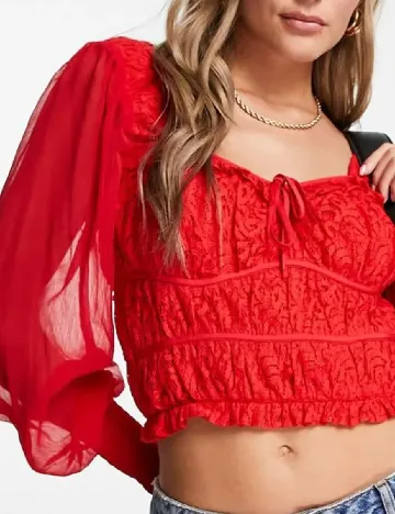 Top Miss Selfridge, rosu
