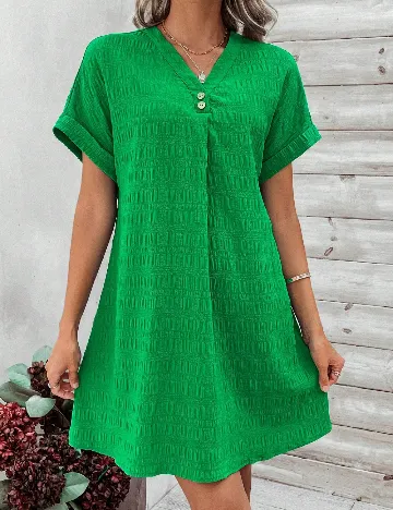 Rochie scurta SHEIN, verde