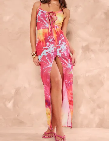Rochie lunga PRETTYLITTLETHING, mix culori