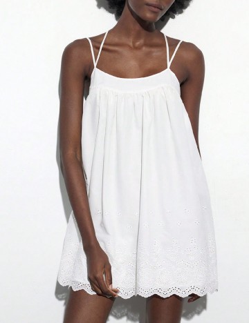 Rochie scurta SHEIN, alb