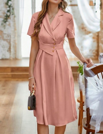 Rochie scurta SHEIN, roz