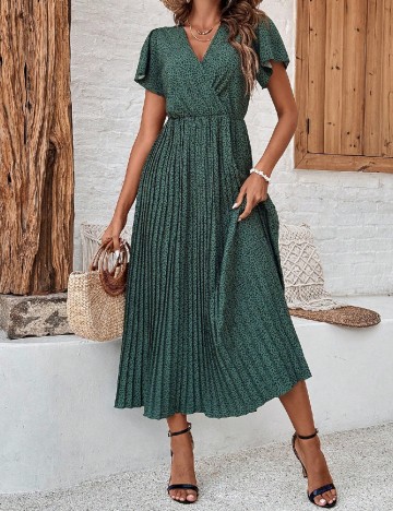 Rochie lunga SHEIN, verde