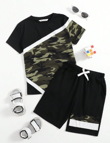 Compleu Shein Kids, negru