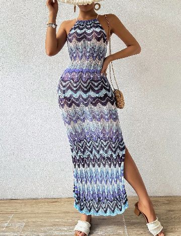 Rochie de plaja SHEIN, mix culori